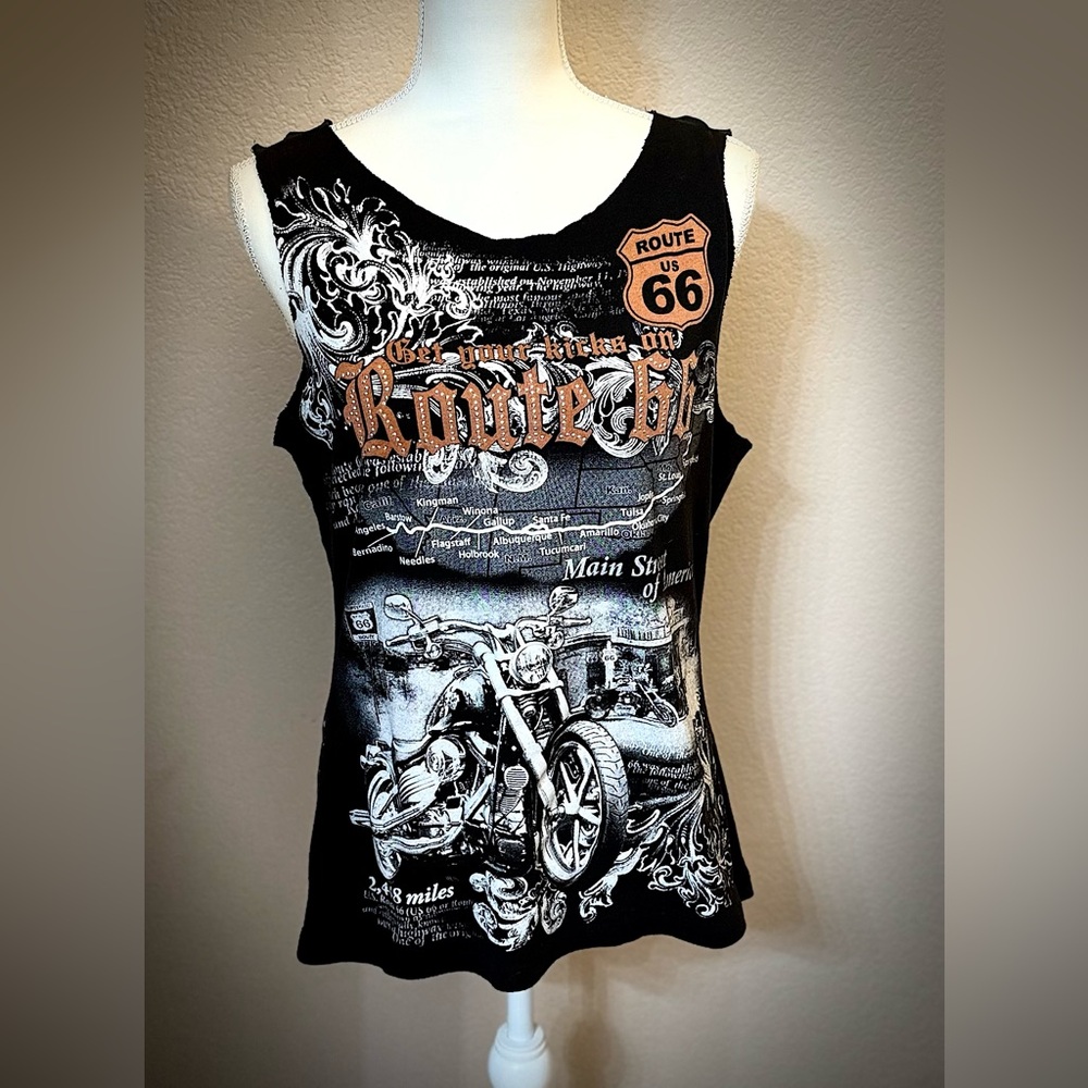 Route 66 Graphic Tank Top